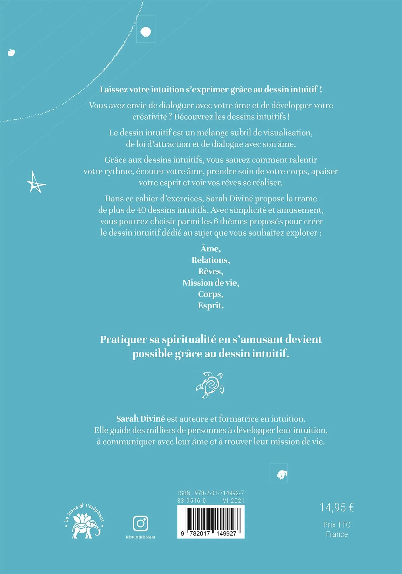Coffret Dessins INTUITIFS : Carnet de dessins intuitifs + marque page + Formation Dessins Intuitifs AME