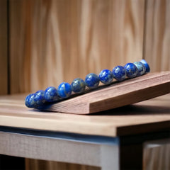 Bracelet Lapi Lazuli bleu foncé (Sagesse & Inspiration)